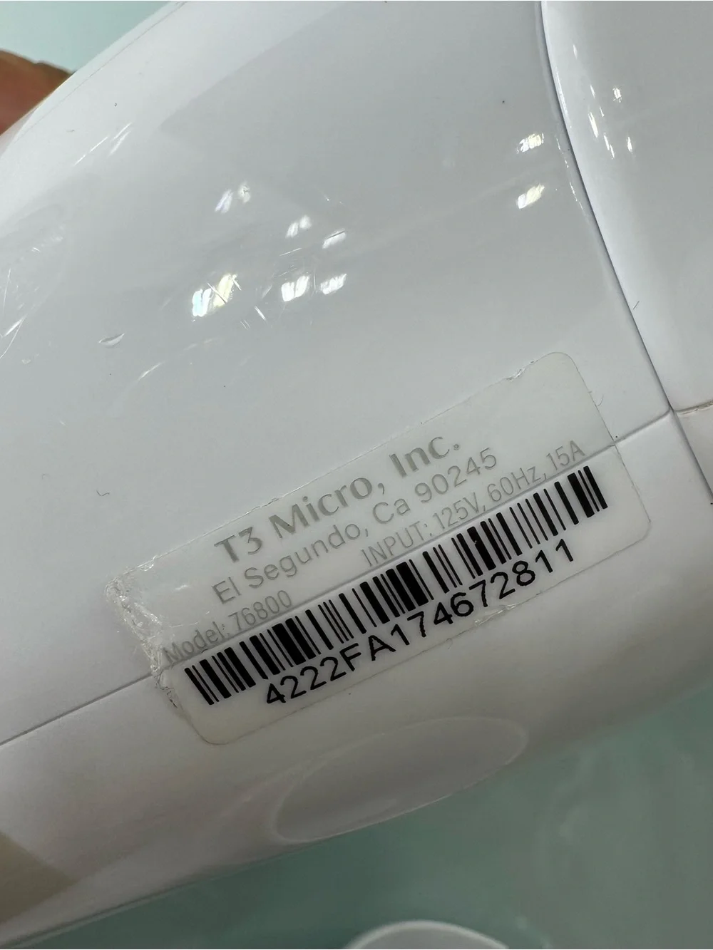 T3 Featherweight 3i Professional Hair Dryer (Model 76800)-Like New 3 attachment
